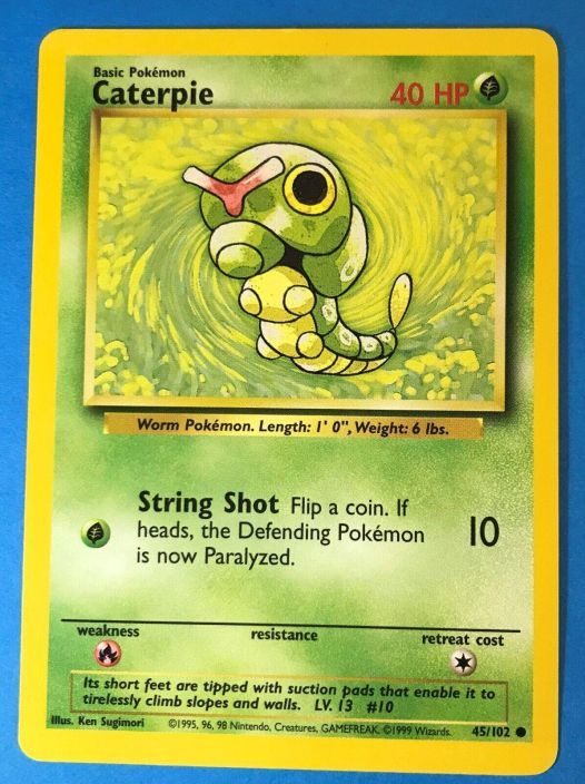 Caterpie 45/102 Kunto NM