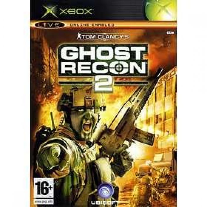 Tom Clancys Ghost Recon 2 kaytetty Xbox manuaali loytyy