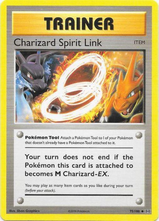 Charizard Spirit Link 75/108 EX Kunto EX