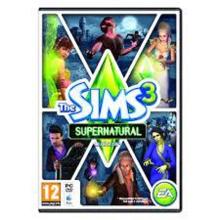 Sims 3 Supernatural kaytetty PC suomi versio