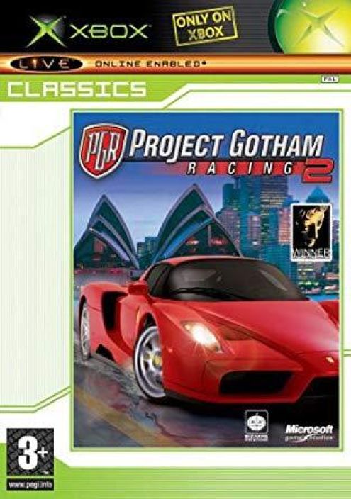 Project Gotham Racing 2 Xbox Kaytetty