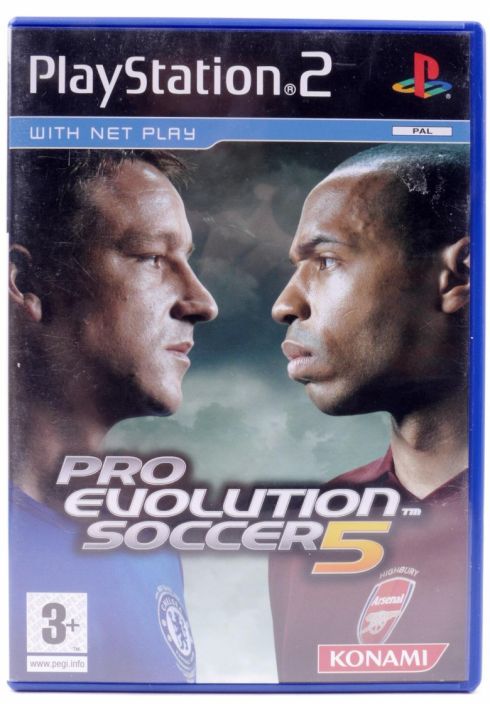 Pro evolution soccer 5 ENG kaytetty PS2 Kielivaihtoehdot: Suomi, Ruotsi, Norja, Tanska