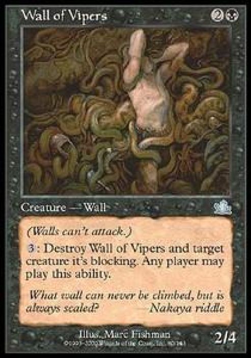 Wall of Vipers Kunto: Near Mint