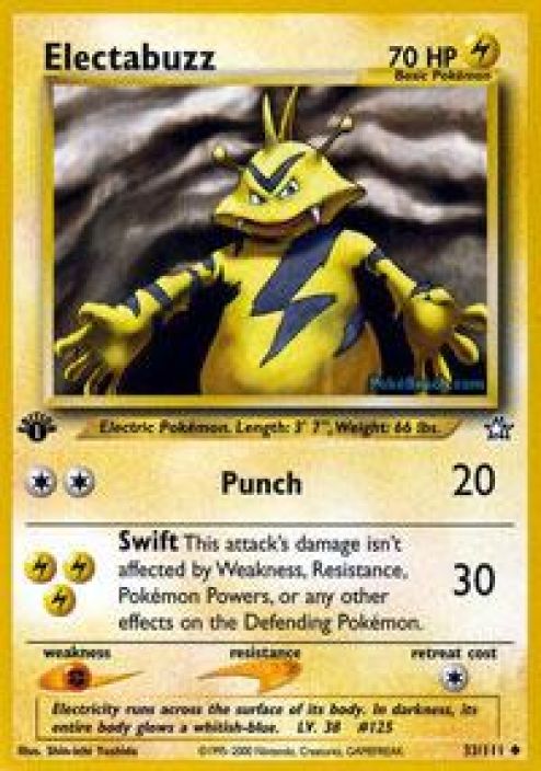Electabuzz 33/111 Kunto:Excellent