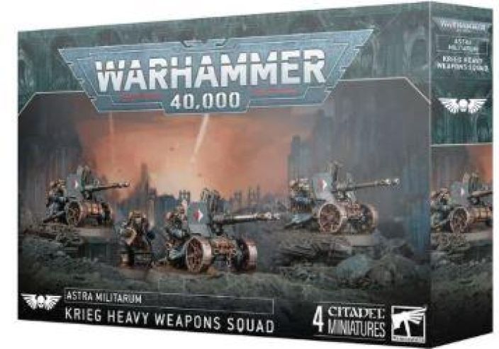 Warhammer 40K Astra Militarum Krieg Heavy Weapons Squad