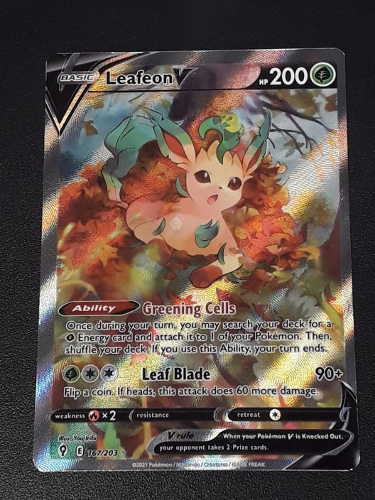Leafeon V 167/203 Kunto: NM