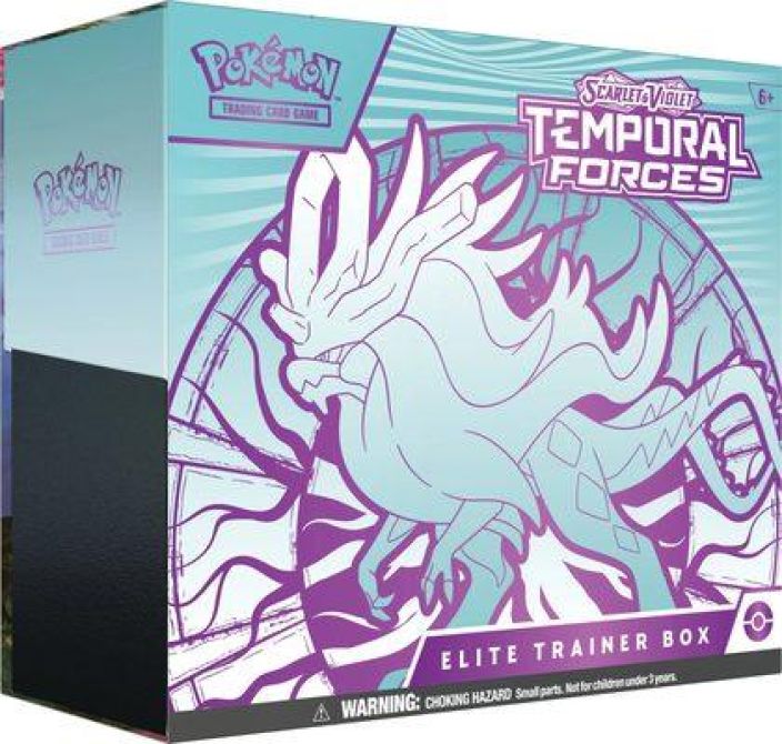 Pokemon Temporal Forces Elite Trainer Box Walking Wake Blue Julkaisu 22.2.2024