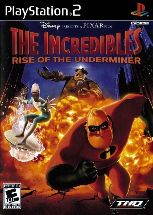 Incredibles rise of the underminer kaytetty PS2