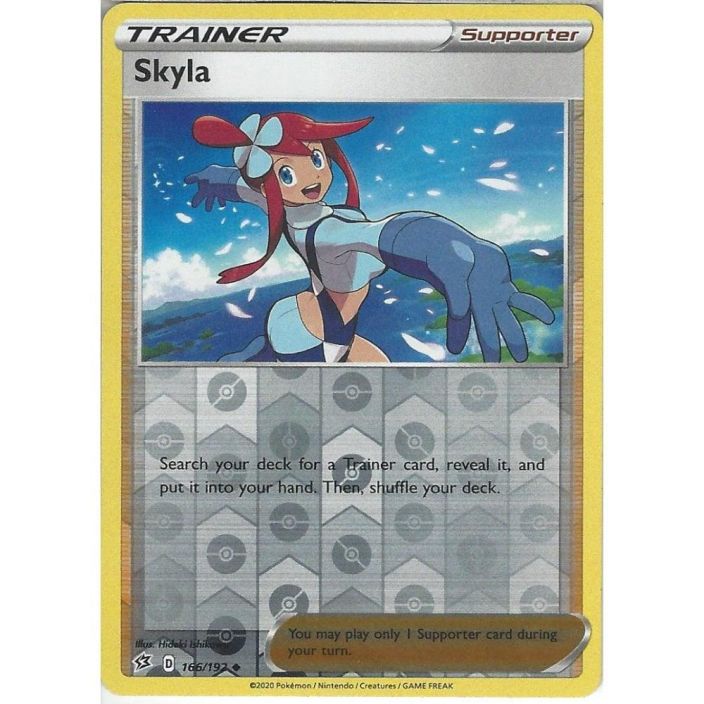 Skyla 166/192 Reverse Holo Kunto: NM