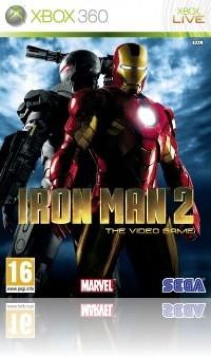 Iron Man 2: The Video Game kaytetty XBOX 360