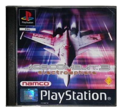 ACE COMBAT 3 Electrousphere PS1 Manuaali loytyy