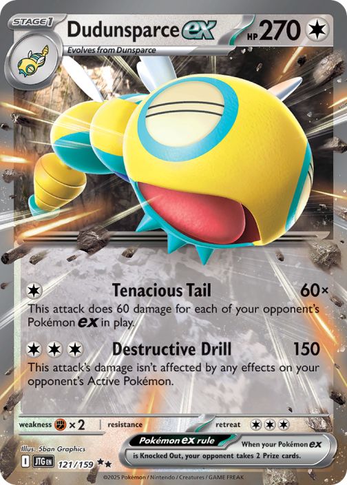 Dudunsparce ex 121/159 NM Kunto NM