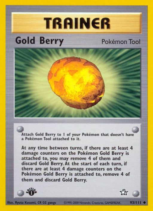 Gold Berry 93/111 1st edition Kunto: Excellent