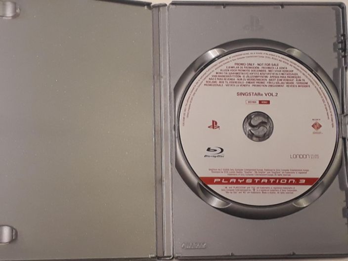 SingStar Vol 2 Loose kaytetty PS3 Ei alkuperaisia pahveja