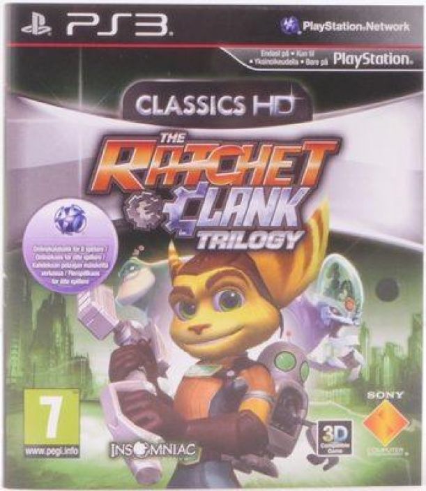 Ratchet &amp; Clank TRILOGY kaytetty PS3