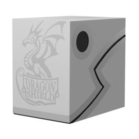 Dragon Shield Double Shell Deck Box Ashen White