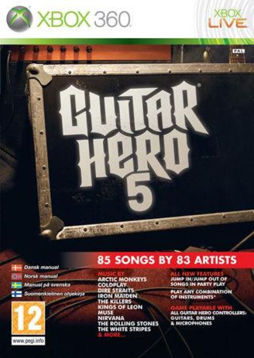 Guitar Hero 5 kaytetty XBOX 360