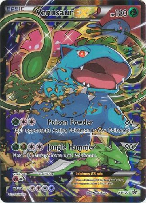 Venusaur EX XY123 Promo Kunto: Played