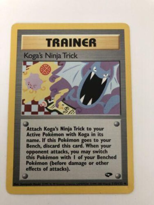 Koga's Ninja trick 115/132 Kunto: Good