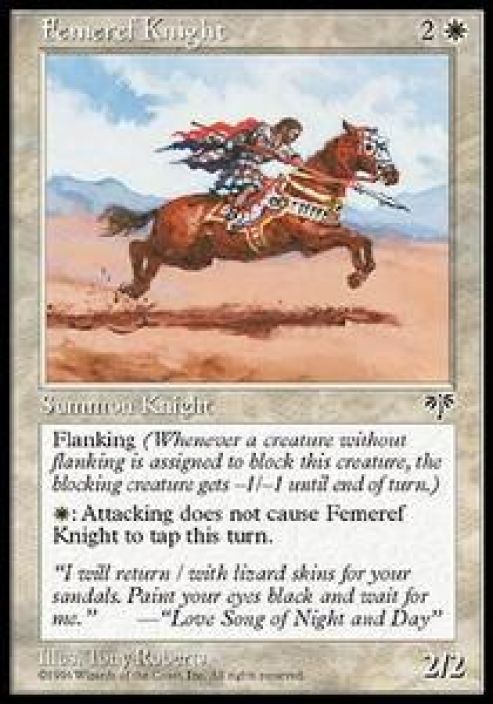 Femeref Knight Kunto: Excellent