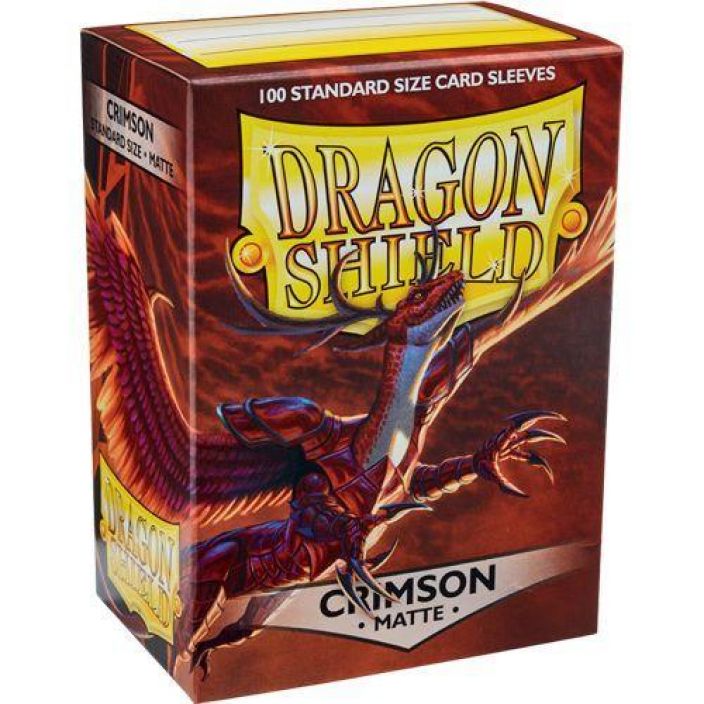 Dragon Shield standard Sleeves matte crimson 100