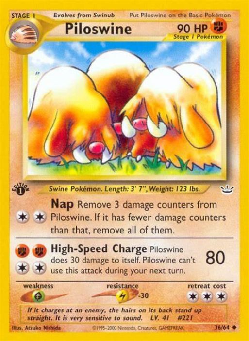 Piloswine 36/64 Kunto: NM