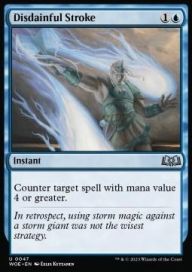 Disdainful stroke