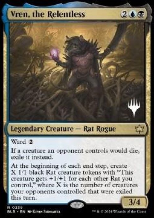 Vren, the Relentless Foil Promo Kunto: Near Mint