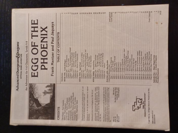 D&amp;D Egg of the Phoenix