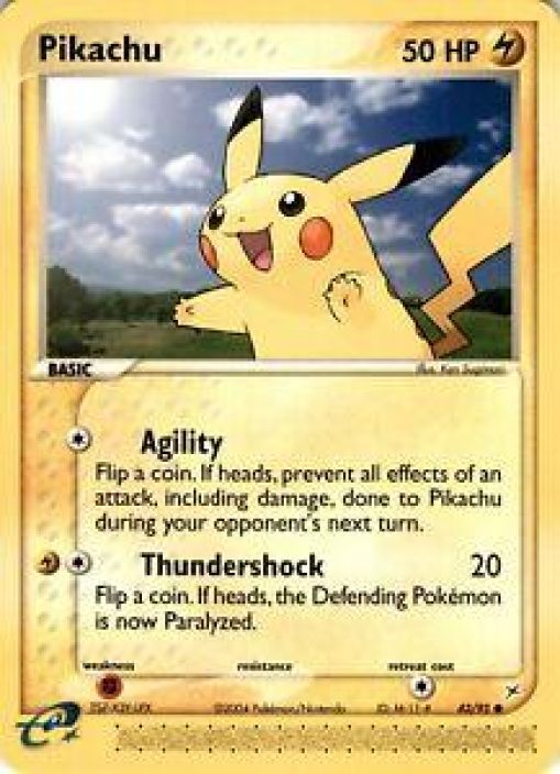 Pikachu 43/95 Kunto: Excellent Not Holo