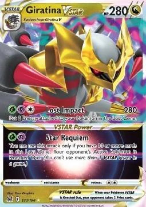 giratina vstar 131/196 kunto:near mint
