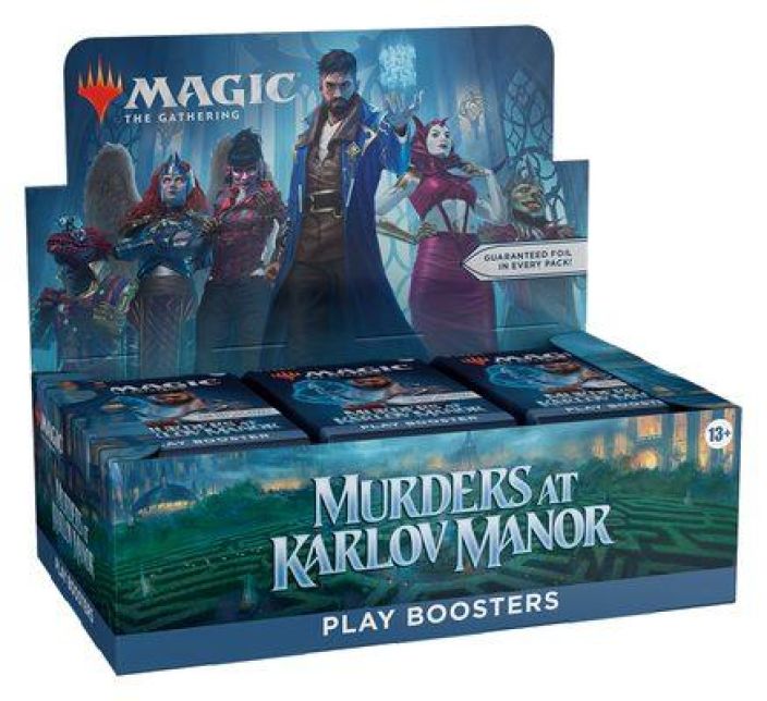 Murders at Karlov Manor Play Booster Display Box Julkaisu 2.2.2024