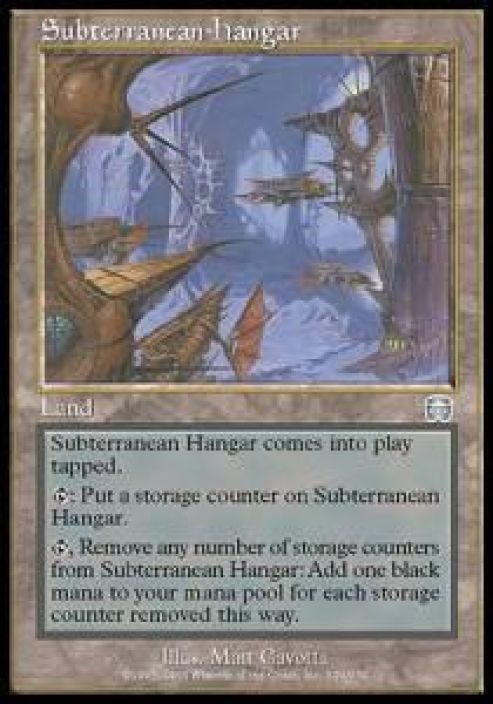 subterranean hangar kunto:excellent