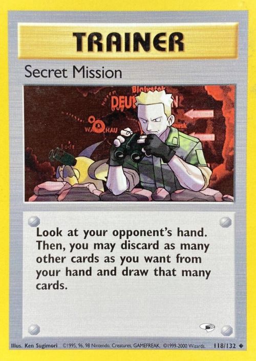 Secret Mission 118/132 GD Kunto GD