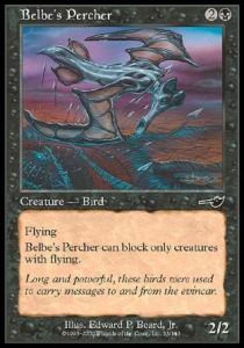 Belbe's Percher Kunto: Near Mint