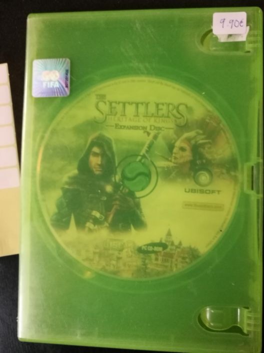 SettlerS Heritage of Kings Expansion disc Kaytetty PC Vain Peli