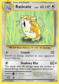 Raticate 67/108 Reverse Holo EX
