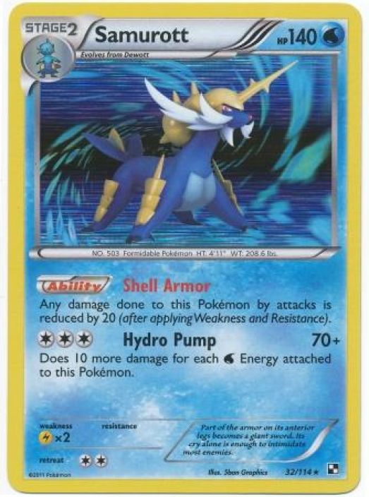 Samurott 32/114 Kunto: Excellent