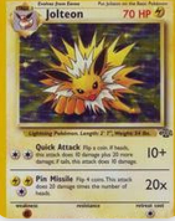 Jolteon 4/64 kunto: played