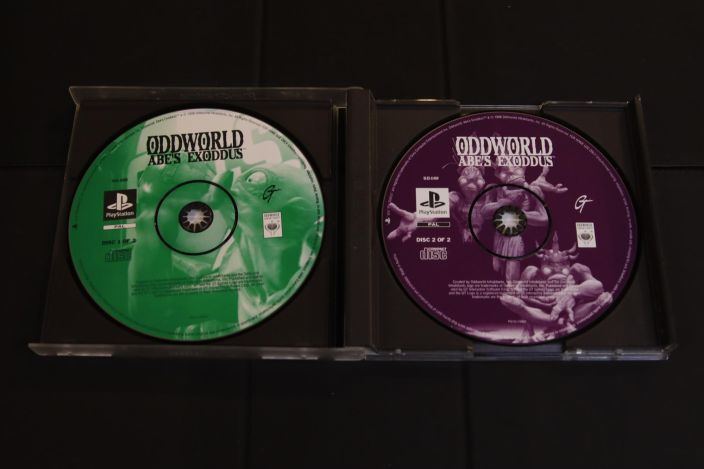 Oddworld Abes Exodus Kaytetty Ei Manuaalia PS1 Ei Manuaalia