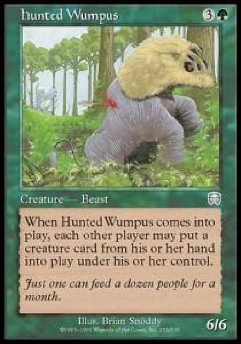 Hunted wumpus Kunto: Excellent