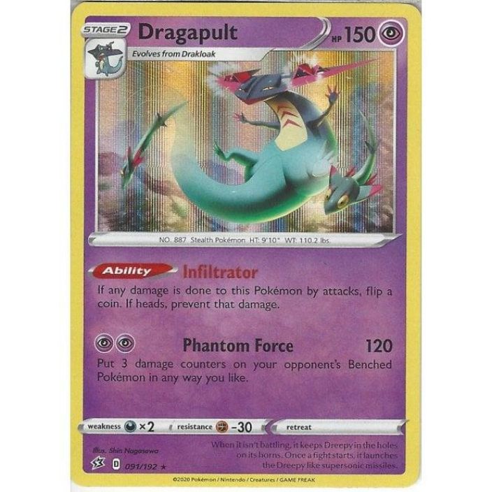 Dragapult 091/192 Holo Kunto: NM