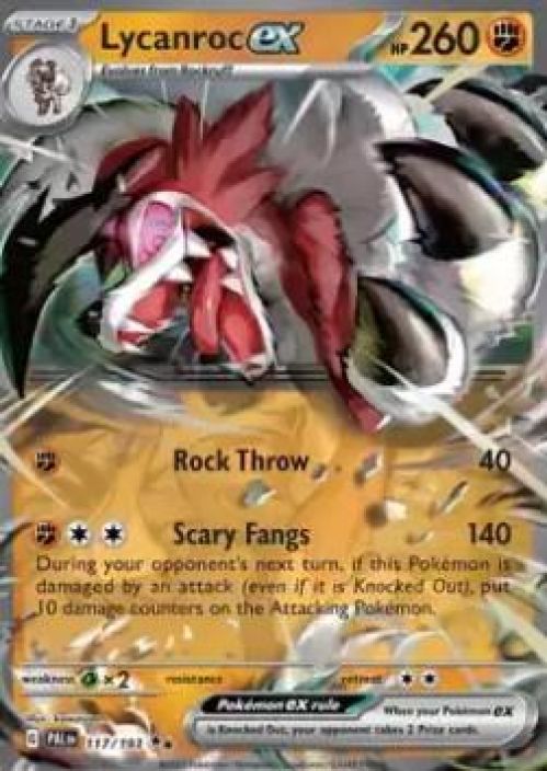 Lycanroc ex 117/193 Kunto: NM
