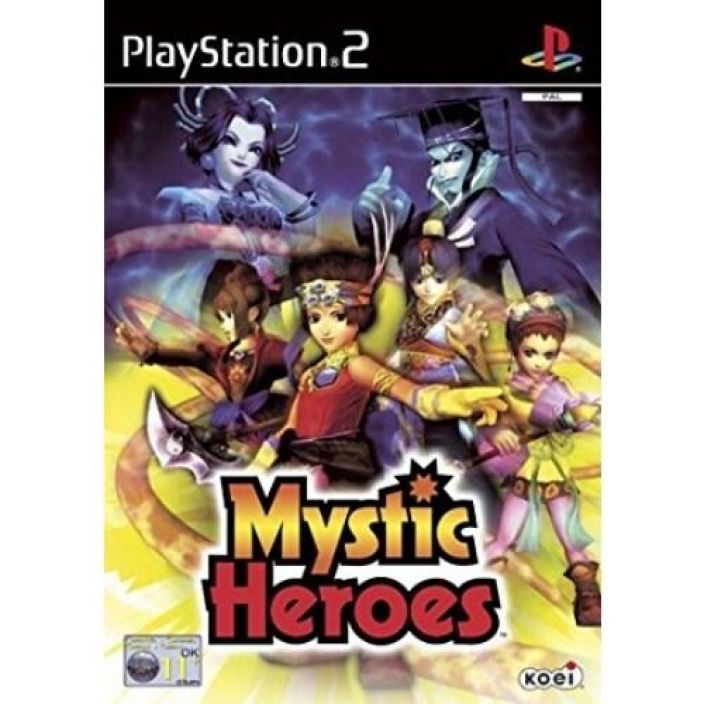 Mystic heroes kaytetty PS2 Peli ranskaksi.