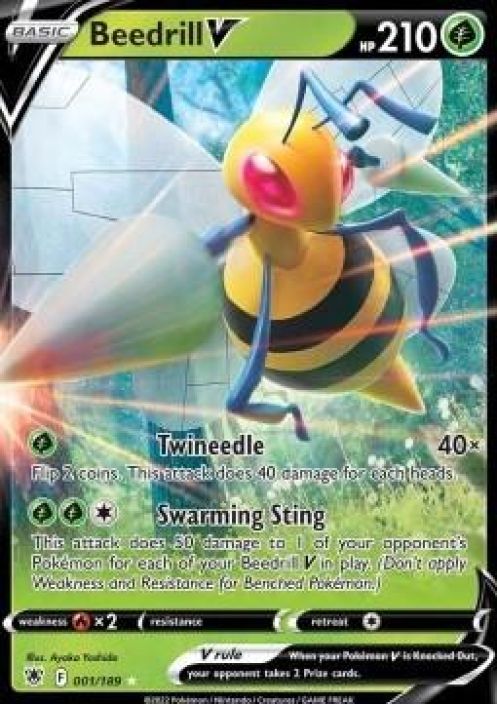 Beedrill V 001/189 Kunto: Near Mint