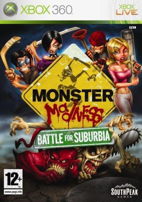 Monster Madness: Battle for Suburbia kaytetty XBOX 360