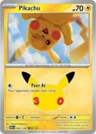 Pikachu 026/128 30th Celebration NM