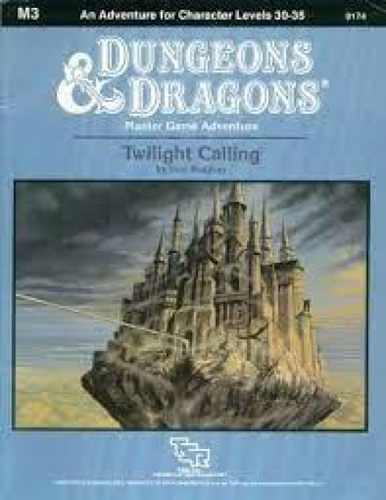 Dungeons &amp; Dragons Master Game Adventure - Twilight Calling An Adventure for Character Levels 30-35 Uusi / Muoveissa