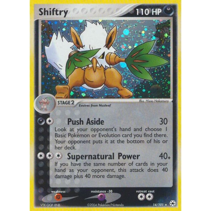 Shiftry 14/101 Holo Kunto: Near Mint