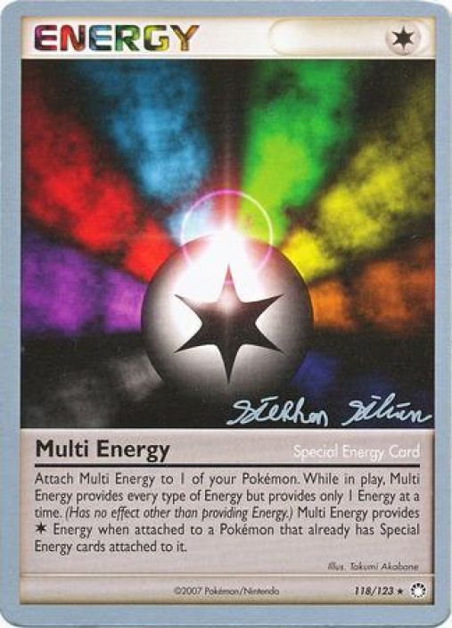 Multi Energy 118/123 Signed Pokemon World Championships 2009 Kunto: Excellent 